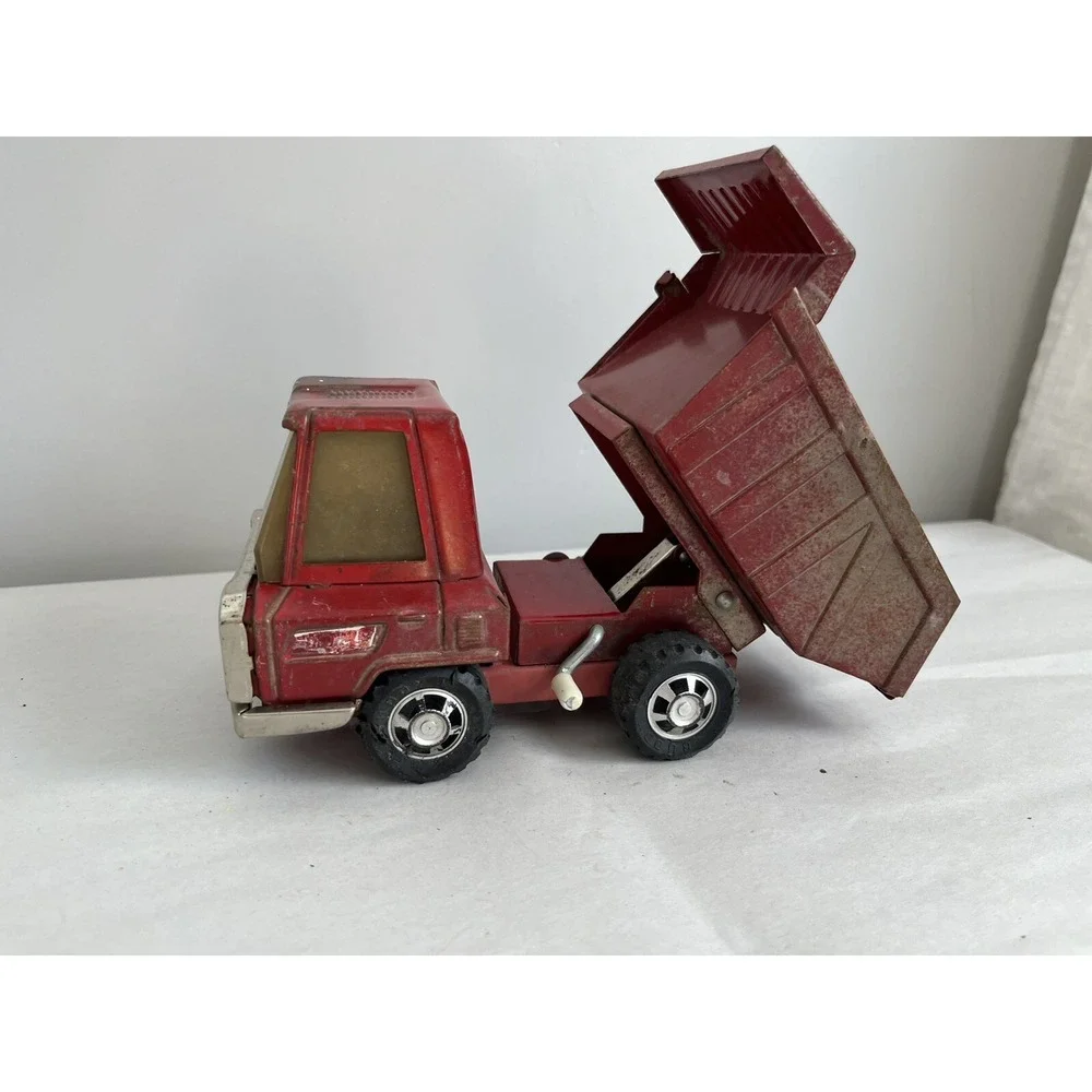 Vintage 1960's Buddy L Red Pressed Steel Dump‎ Truck